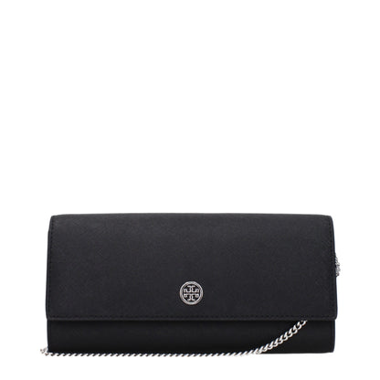 Black Leather Clutch Bag