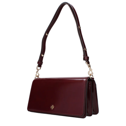 Red Leather Shoulder Bag