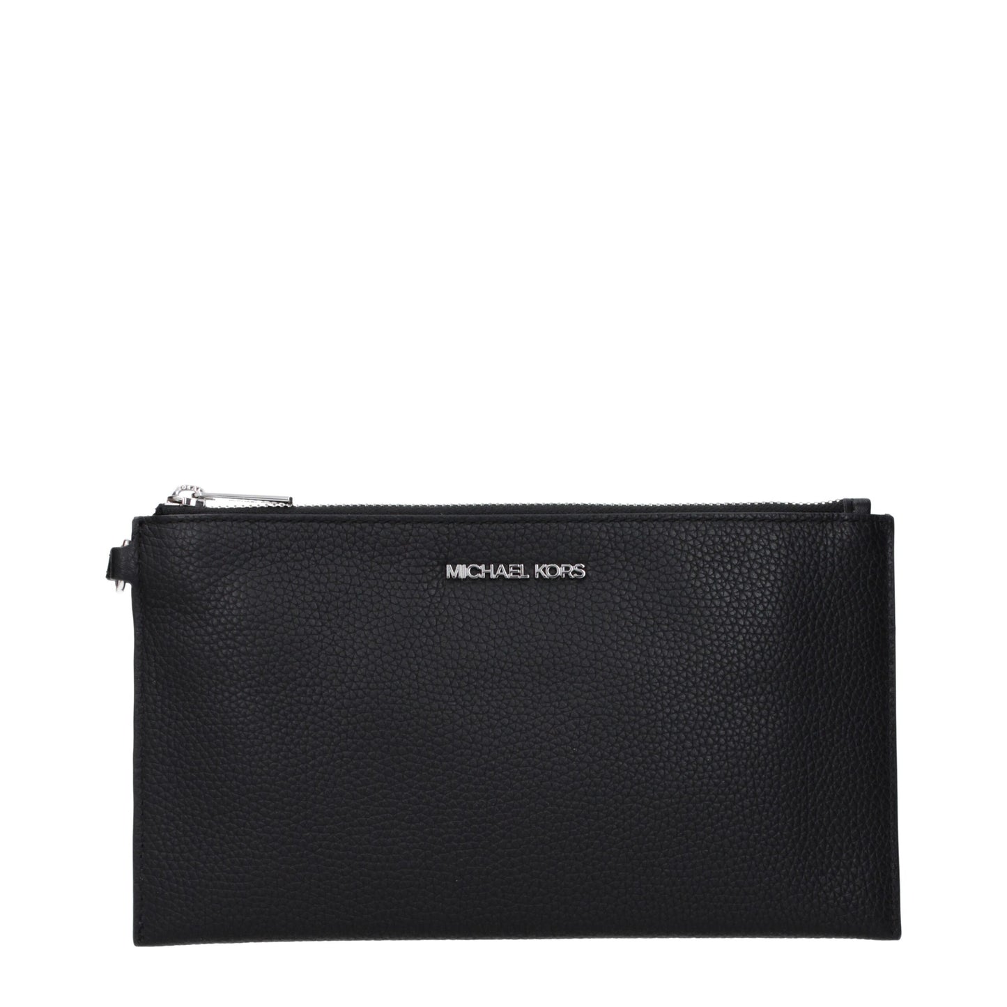 Black Leather Clutch Bag