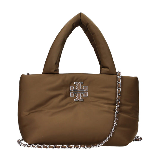 Brown Fabric Handbag