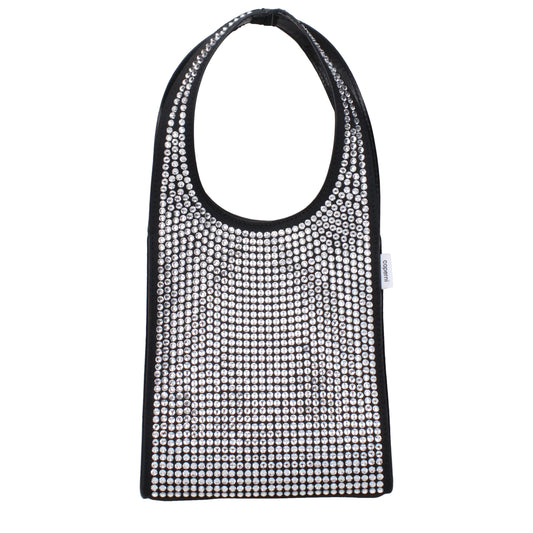 Black Fabric Handbag