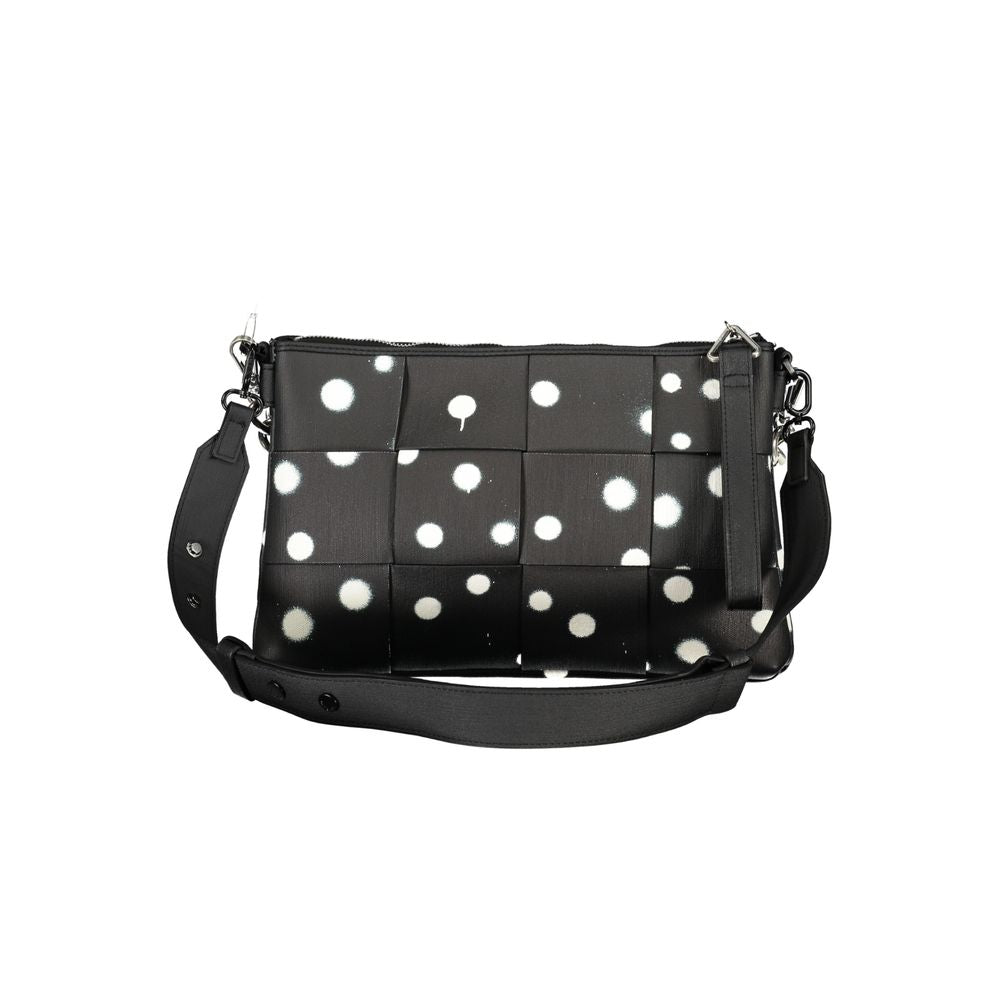 Black Polyurethane Women Bag