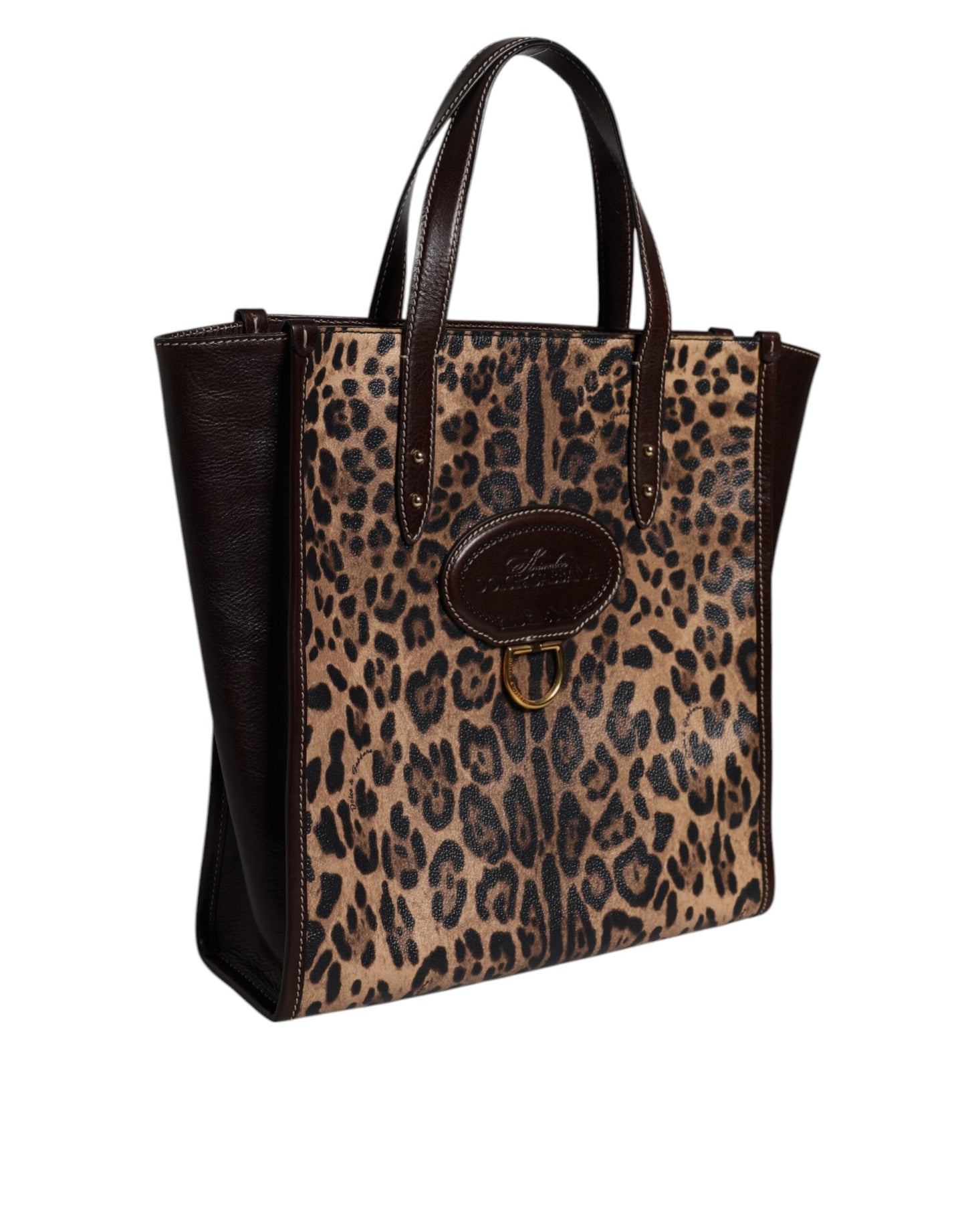 D&G Sac fourre-tout à bandoulière léopard multicolore pour femme