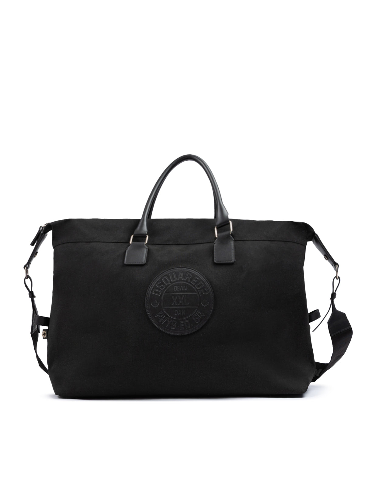 Black Fabric Weekend Travel Bag