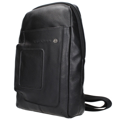 Black Leather Crossbody Bag