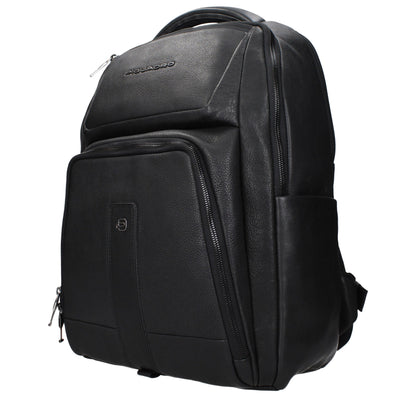 Black Leather Backpack