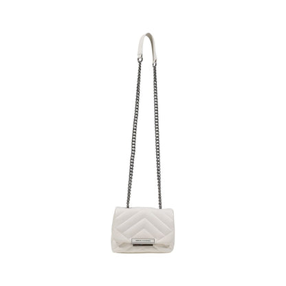 White Polyester Handbag