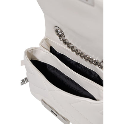 White Polyester Handbag