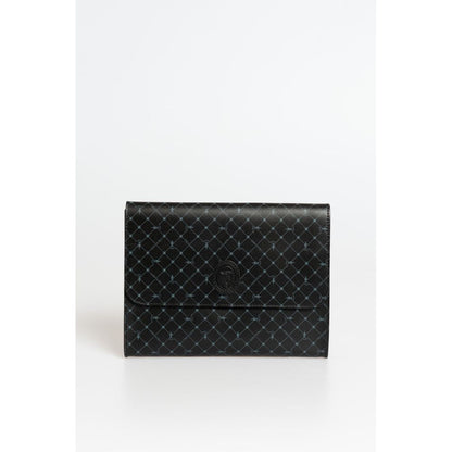 Black Polyester Men Clutch