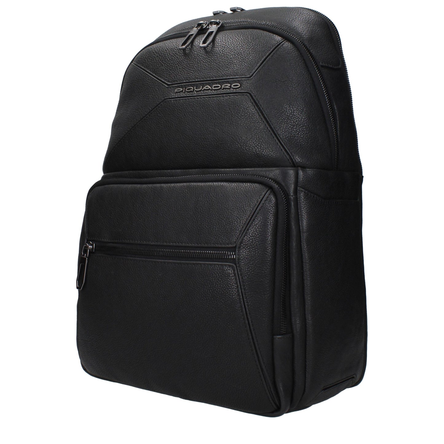 Black Leather Backpack