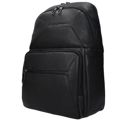 Black Leather Backpack