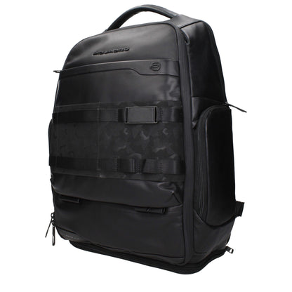 Black Leather Backpack