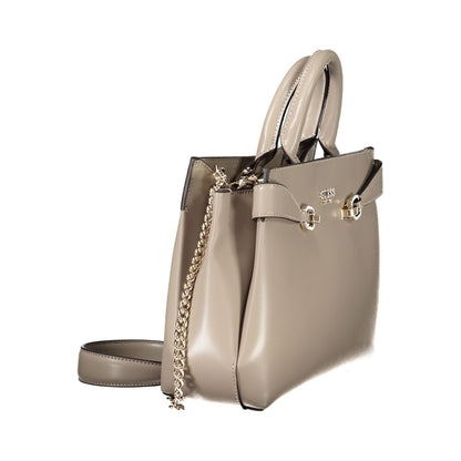 Brown Polyethylene Handbag