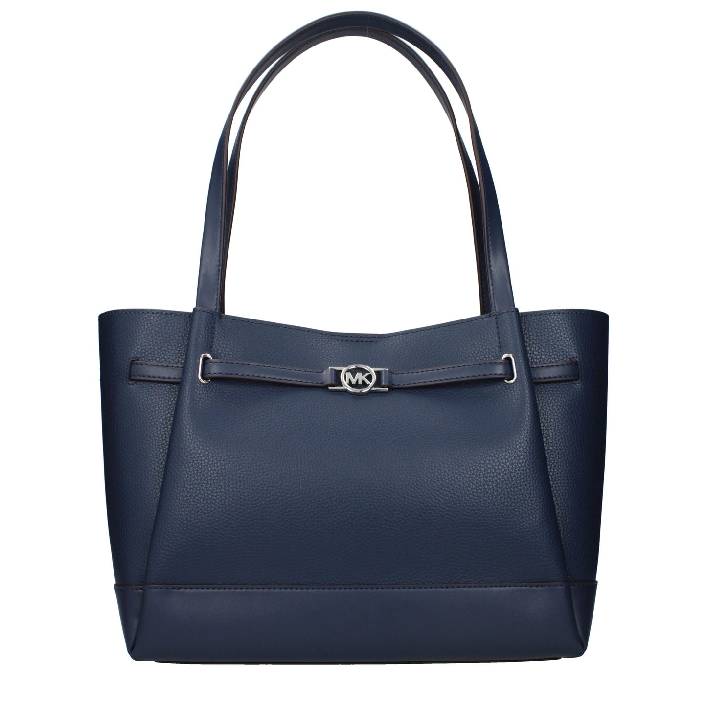 Blue Leather Shoulder Bag