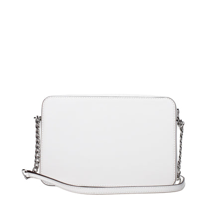 White Leather Crossbody Bag