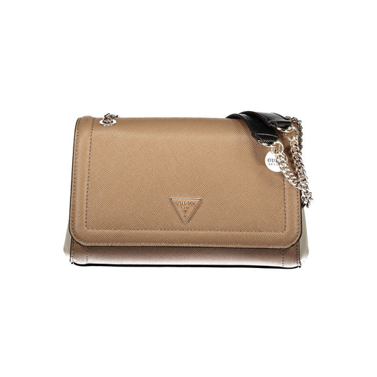 Marrone Poliuretano Women Handbag