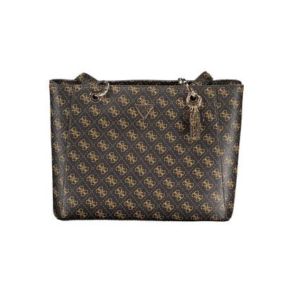 Marrone Poliuretano Women Handbag