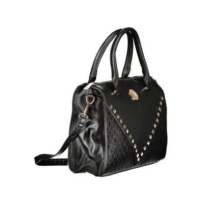 Black PVC Women Handbag
