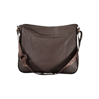 Brown PVC Women Handbag