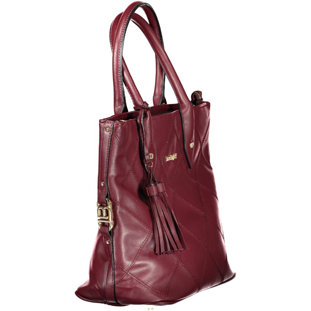 Red PVC Women Handbag