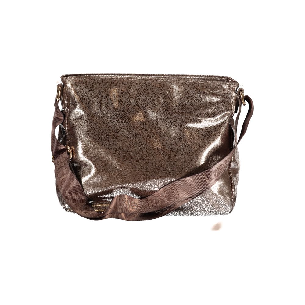 Bronze Polyester Women Handbag