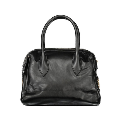 Black PVC Women Handbag