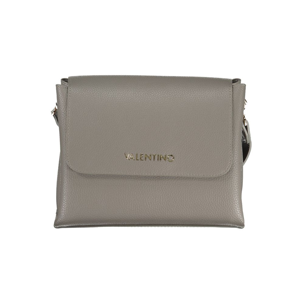 Grigio Polyurethane Women Handbag