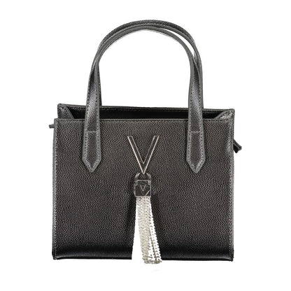 Grigio Polyurethane Women Handbag