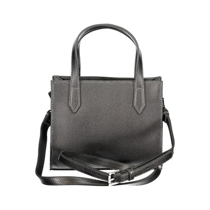 Grigio Polyurethane Women Handbag