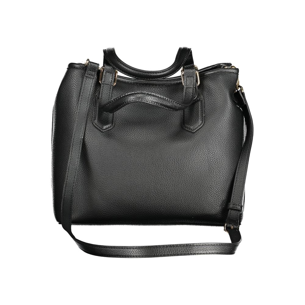 Nero Polyurethane Women Handbag