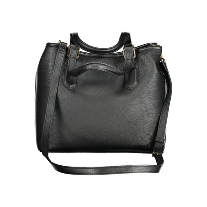 Nero Polyurethane Women Handbag