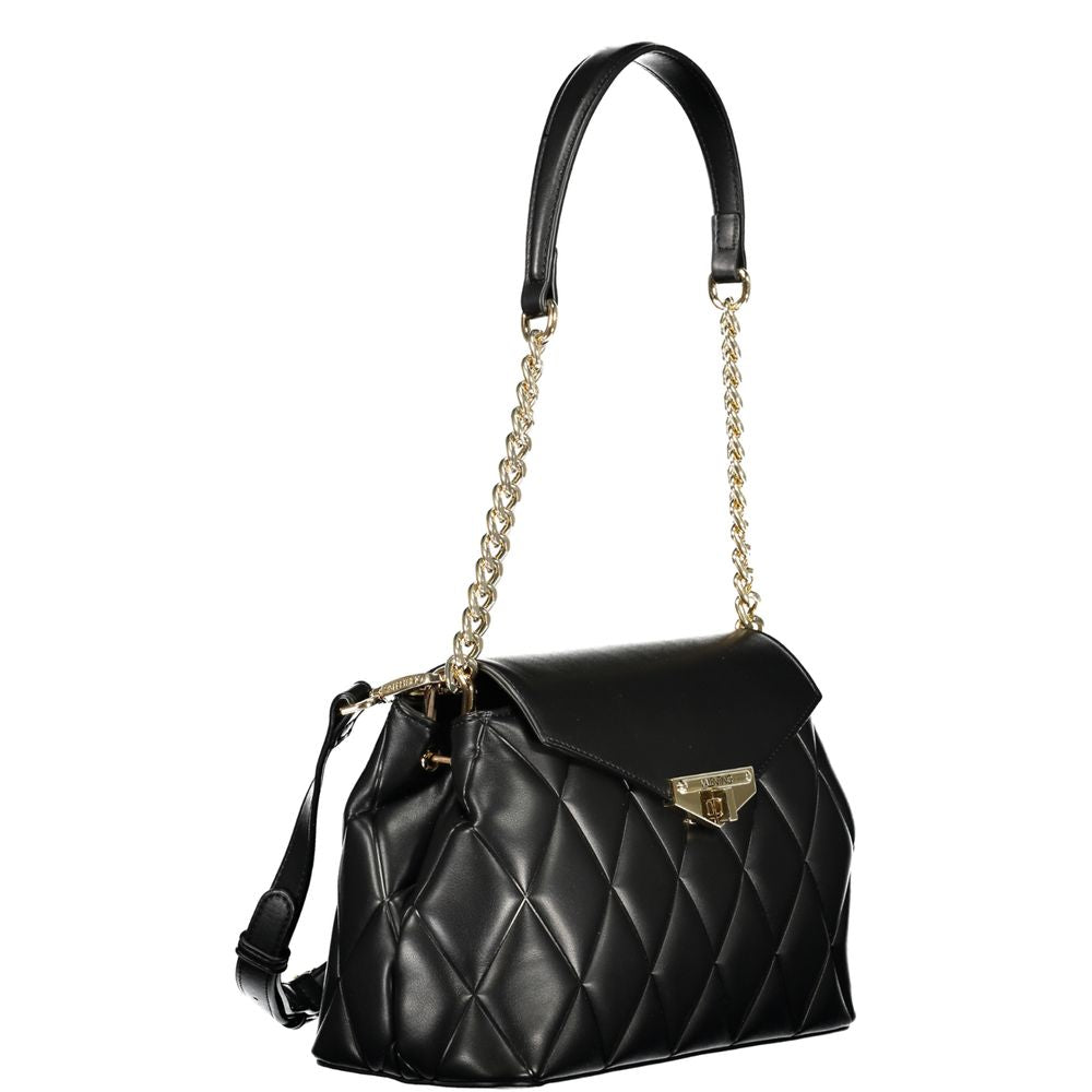 Nero Polyurethane Women Shoulder Bag