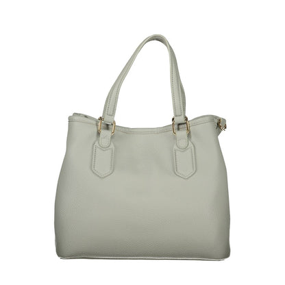 Grigio Polyurethane Women Handbag