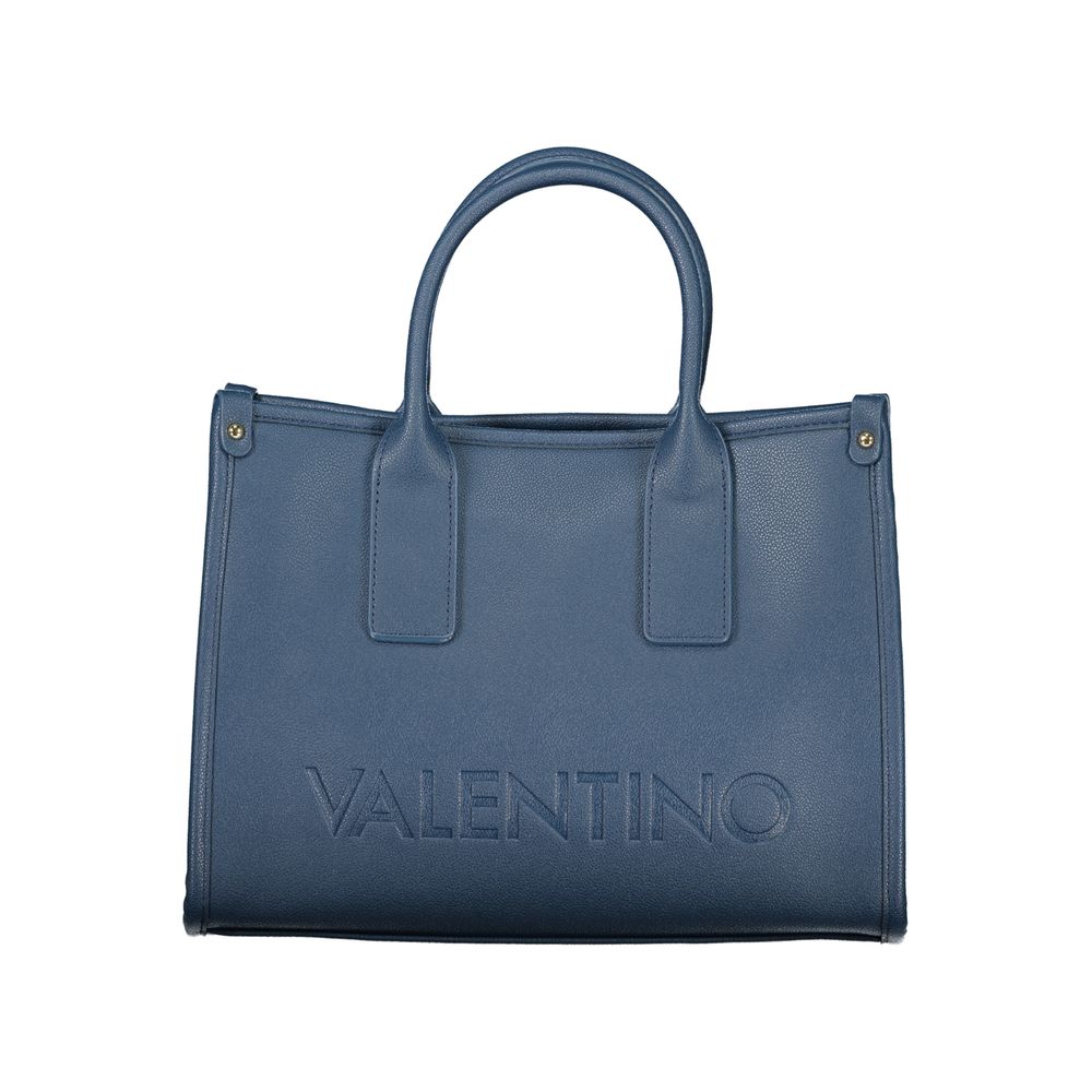 Blu Polyurethane Women Handbag