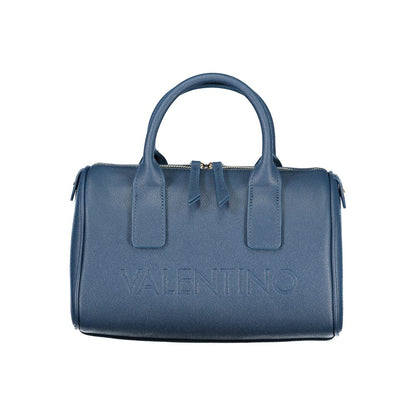 Blu Polyurethane Woman Handbag