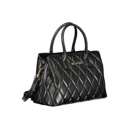 Nero Polyurethane Women Handbag