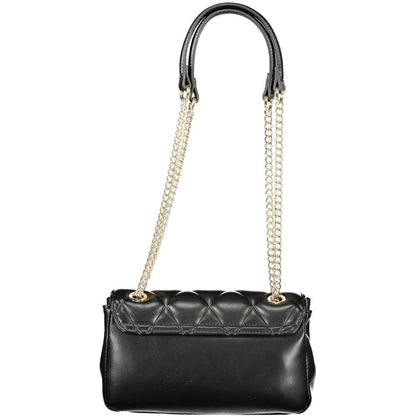 Nero Polyurethane Women Handbag