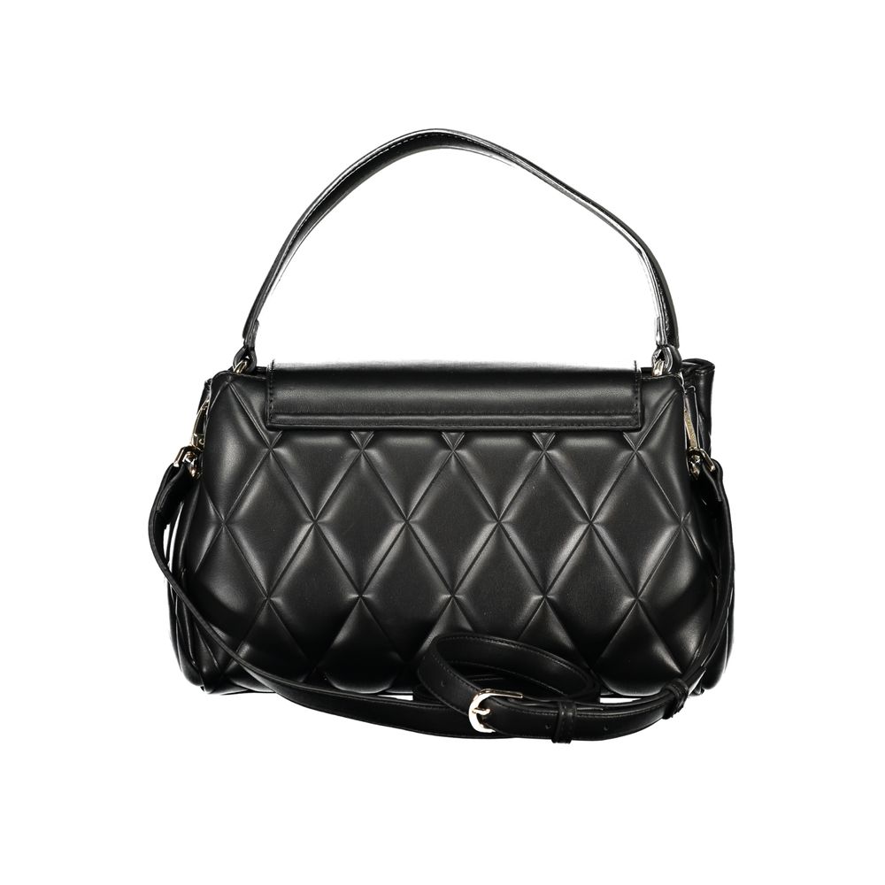 Nero Polyurethane Women Handbag