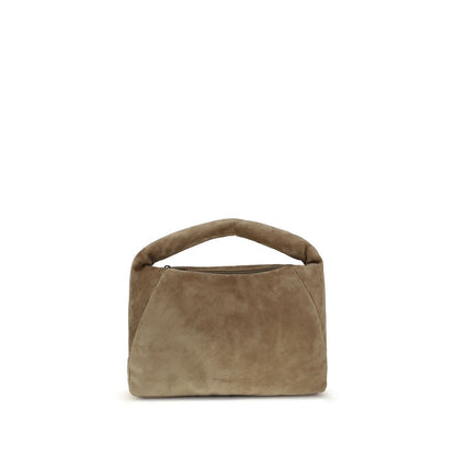 Beige Calf Leather Bos Taurus Shoulder Bag