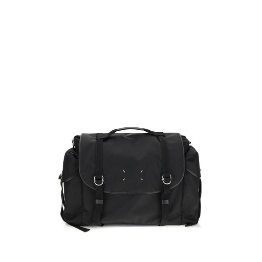 Black Polyamide Shoulder Bag