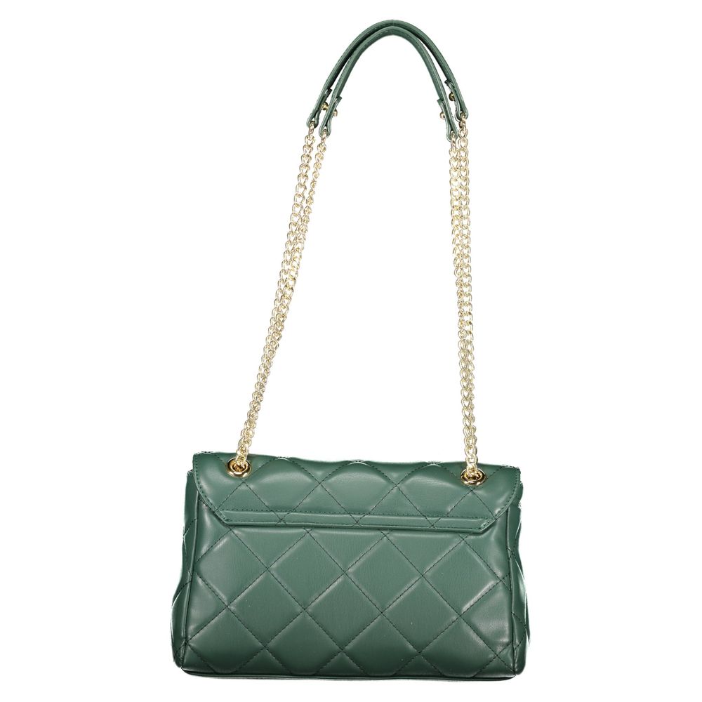Green Polyethylene Women Handbag