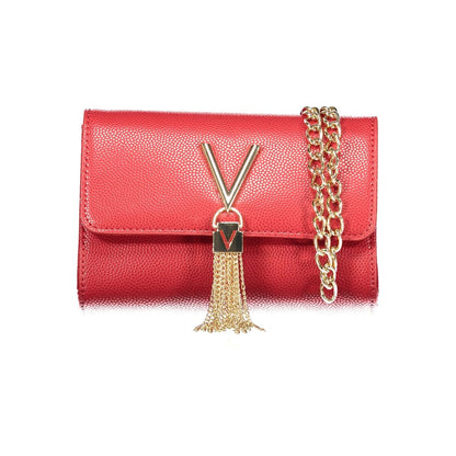 Rosso Polyurethane Women Handbag