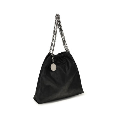 Black Polyester Shoulder Bag