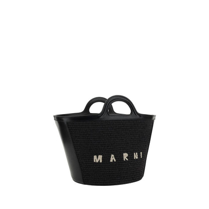 Black Cotton Shoulder Bag