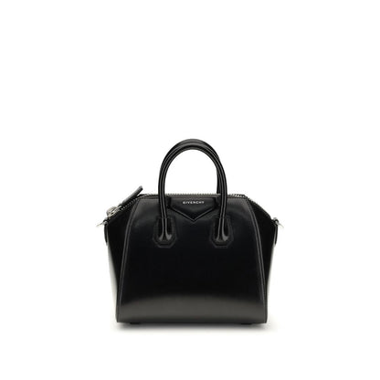 Black Calf Leather Bos Taurus Handbag
