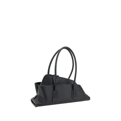 Black Calf Leather Bos Taurus Shoulder Bag