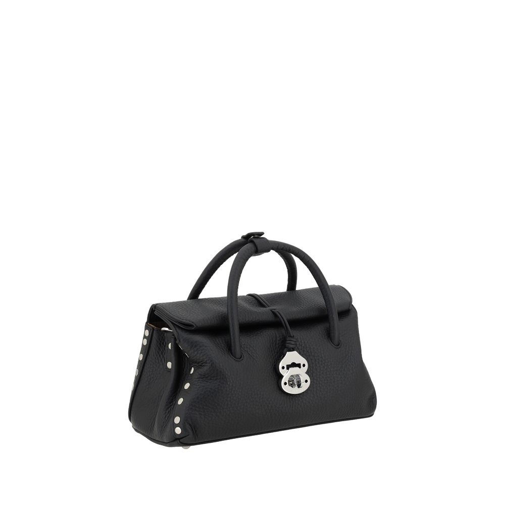 Black Calf Leather Bos Taurus Shoulder Bag