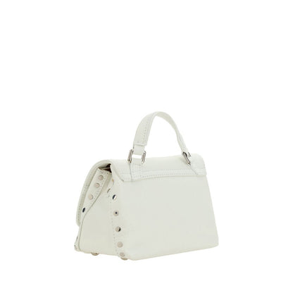 White Calf Leather Bos Taurus Shoulder Bag