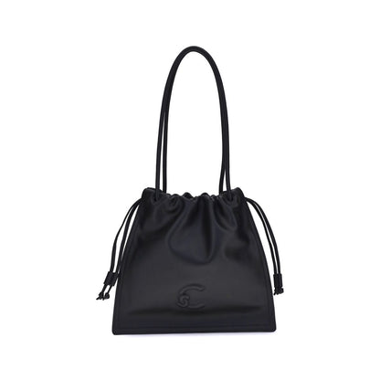 Black Calf Leather Bos Taurus Handbag