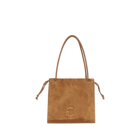 Beige Calf Leather Bos Taurus Handbag